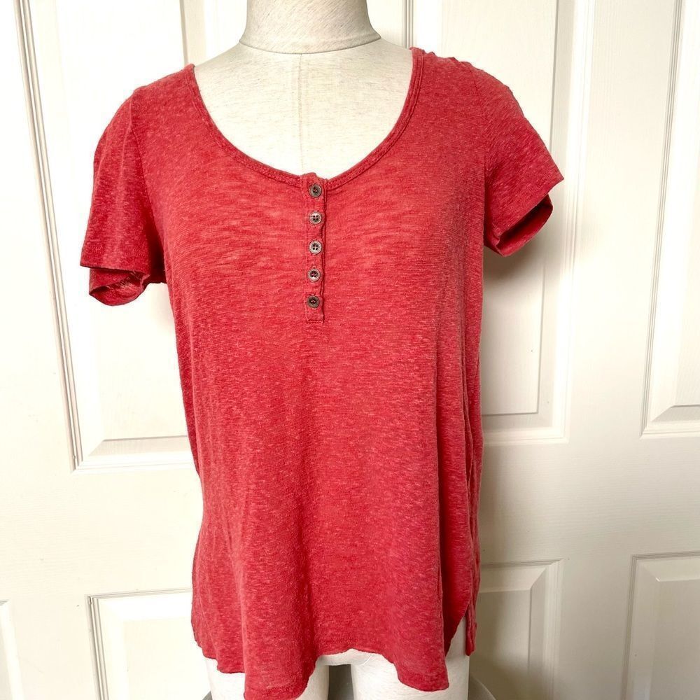 BDG red short sleeved top